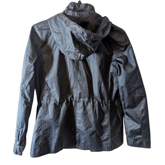 NWOT BANANA REPUBLIC Removable Hooded Waxed Cotton Jacket Size Small - Picture 3 of 3